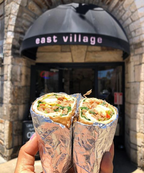 House breakfast burrito